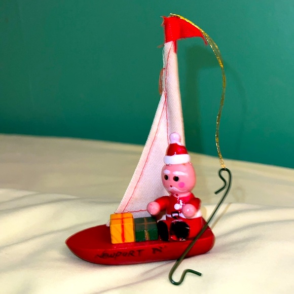 Vintage Other - Vintage Newport Rhode island Santa ornament